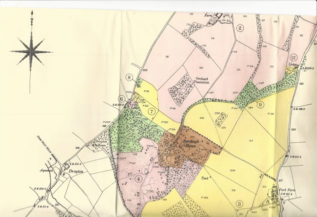 Bereleigh 1958 sales map centre
