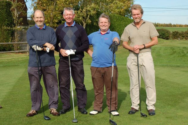 East Meon Golfing Society Michael Blakstad, David Cooke, Dominic Carney, Dick Williams