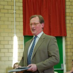 Parish AGM District councillor David Parkinson