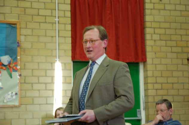 Parish AGM District councillor David Parkinson