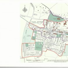Design Statement map of East Meon Map created for 2009 Village Design Statement