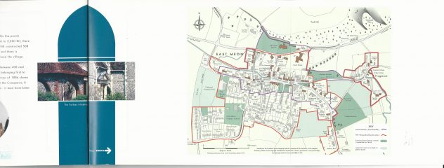 Map created for 2009 Village Design Statement