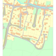 EM 1to1100-3 Parish map showing Glenthorne, High Street, Chapel Street and Temple Lane