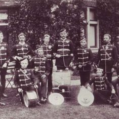 Fife & drum band at vicarage
