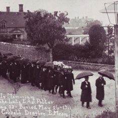 Funeral of E.A.J.Potter, photo Cobbett, Drayton, May 26 191