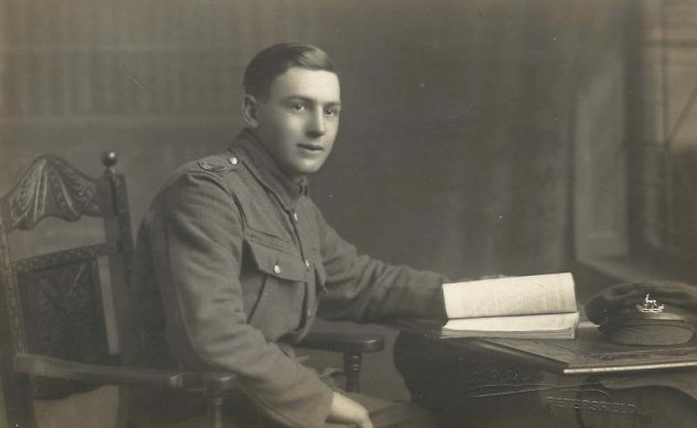George W Atkinson was captured in WWI and was a prisoner of war.