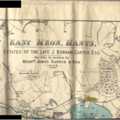 1906 sale of South Farm, header