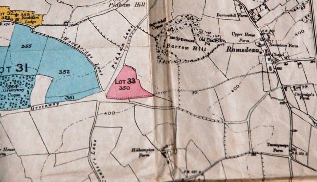 George map patch 2 1906 Sale of South Farm map section 3