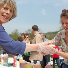 Jane_Atkioson_serving Hog roast