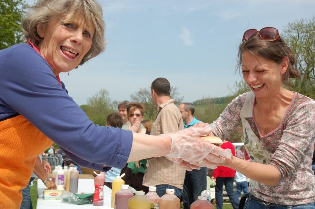 Jane_Atkioson_serving Hog roast