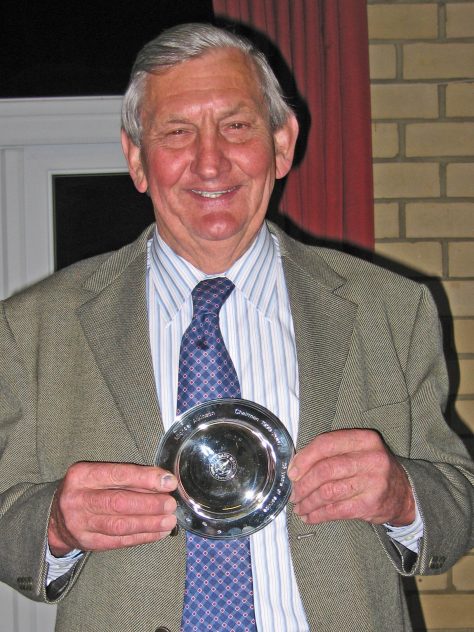 Michael Atkinson with salver
