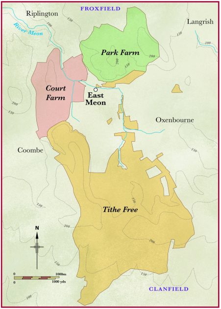 Lands farmed in demesne by the Diocese