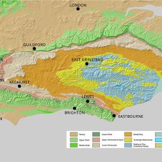 Geological formations of SE England Geological formations of SE England