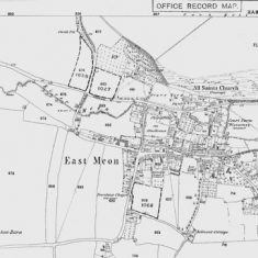 Map 35. O:S map of East Meon 1869 First Ordnance Survey map of East Meon 1869