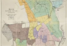 Maps, estate sales