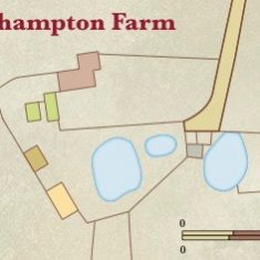 Map 52. Hillhampton Farm-1 Layout of Hillhampton Farm