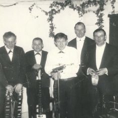 Meonaires, L to R, Don Cooper, Geoff Marshall, Les Blackman, David Goddard, John Mundy