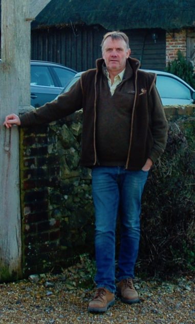 Nick Atkinson 040119 Nick Akinson at Upper Parsonage Farm, 2019