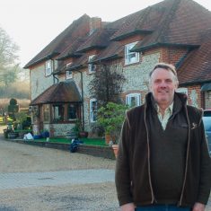 Nick Akinson at Upper Parsonage Farm, 2019