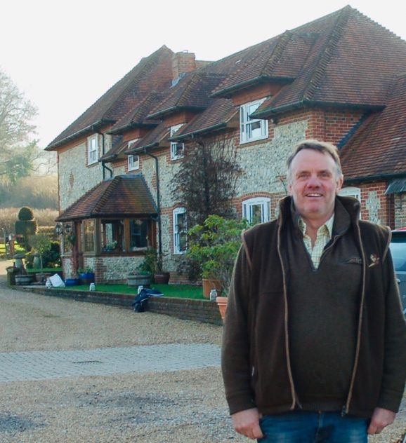 Nick Akinson at Upper Parsonage Farm, 2019