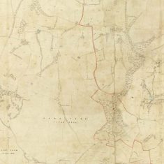 Park Farm & Langrish Section of East Meon Tithe Apportionment map 1852 Park Farm & Langrish