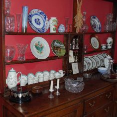The Atkinsons' dresser appears in an illustration in Mrs Tiggy Winkle; Beatrix Potter was a neighbour of the Atkinson family at Skelgill. 