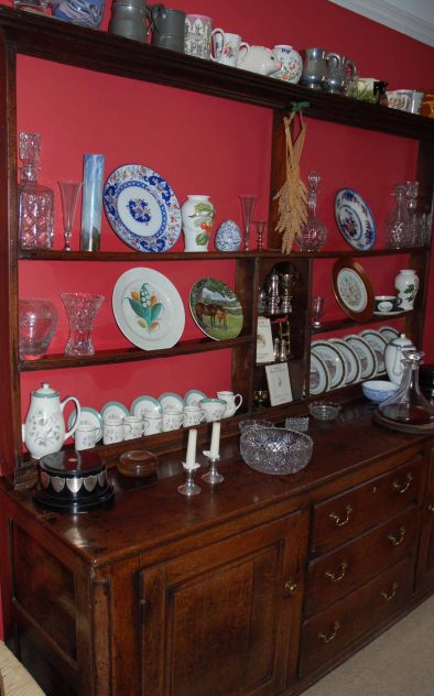 The Atkinsons' dresser appears in an illustration in Mrs Tiggy Winkle; Beatrix Potter was a neighbour of the Atkinson family at Skelgill. 