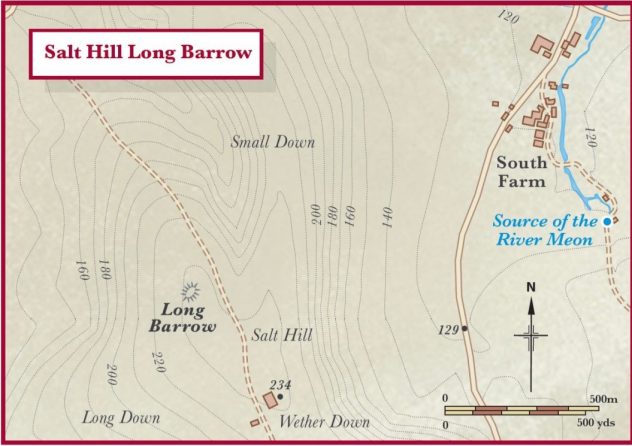 Salt Hill showing barrows