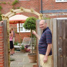 Simon and Sarah Slaughter also opened their new garden in 2003