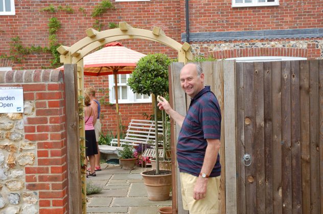 Simon and Sarah Slaughter also opened their new garden in 2003