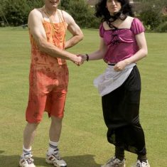 Charity match 2006, skippers Richard Dampney and Alastair Wheeler